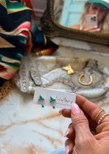 Load image into Gallery viewer, Kayce Studs - Turnback Pony ™ - Earring
