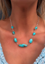 Load image into Gallery viewer, Dad’s 7 Stone Kingman Necklace
