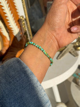 Load image into Gallery viewer, Our Fav small stone Stretchy Turquoise Bracelet - Turnback Pony ™ - Bracelets
