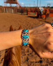 Load image into Gallery viewer, Vintage 3 Stone Cuff
