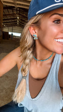 Load image into Gallery viewer, 3 Stone Studs - Turnback Pony ™ - Earrings
