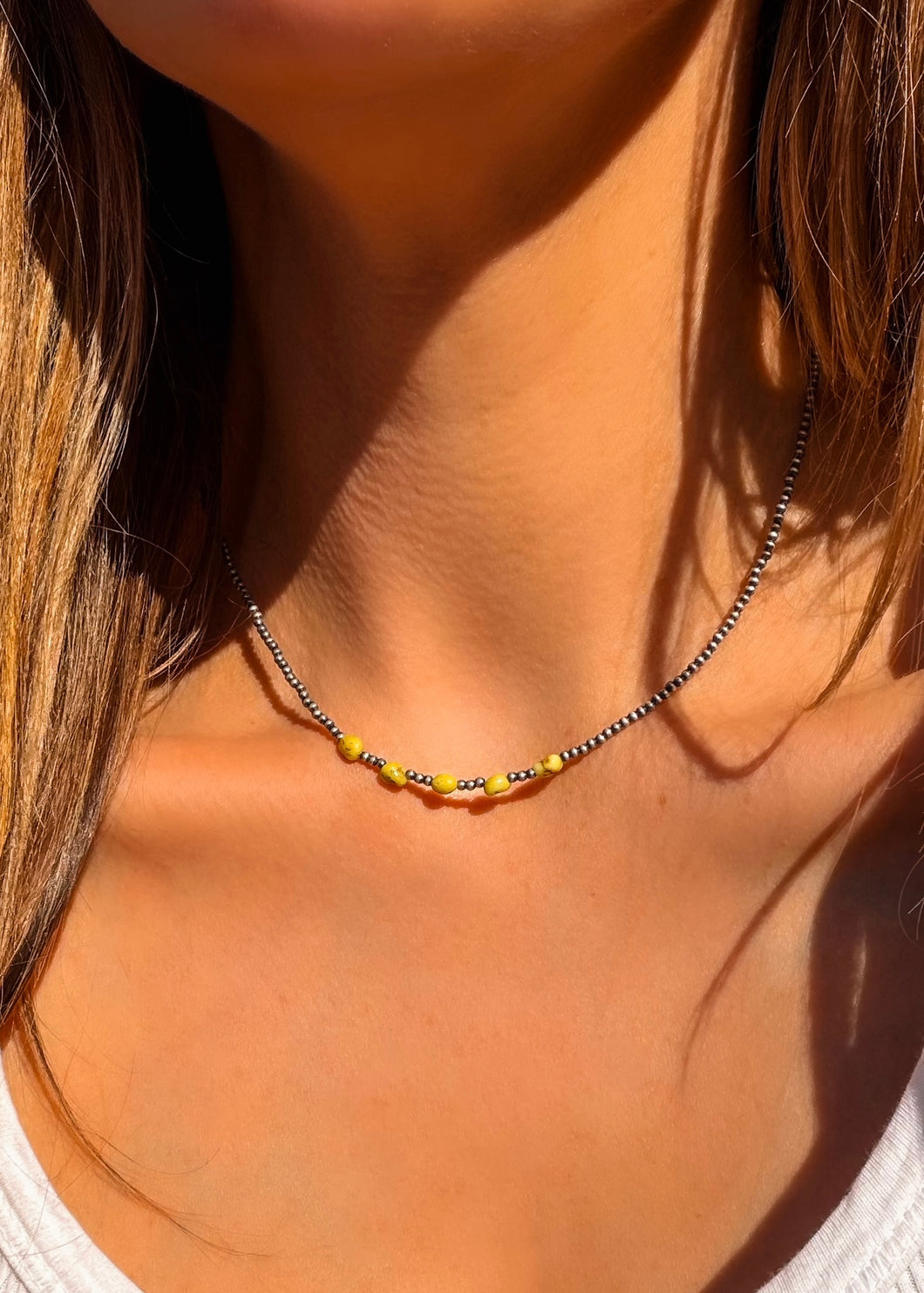 Hamilton Navajo Style Pearl Necklace