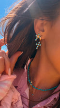 Load image into Gallery viewer, Calista Diamond Cross Stud Earrings - Turnback Pony ™ - Earring
