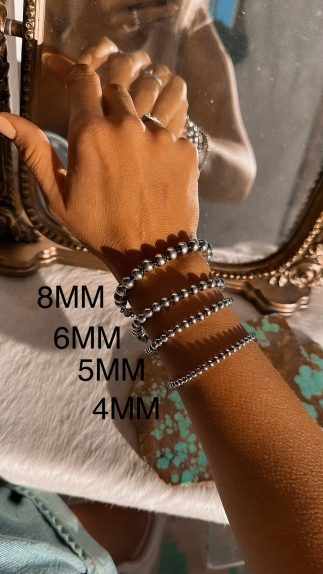Lundy Navajo Style Pearls Bracelet - Turnback Pony ™ - Bracelet