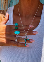 Load image into Gallery viewer, Twister Cross Necklace
