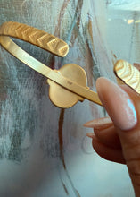 Load image into Gallery viewer, Moon Sage Gold Cuff
