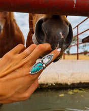 Load image into Gallery viewer, Dad's 2 Stone Mesa Adjustable Ring
