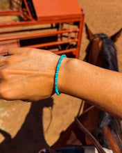 Load image into Gallery viewer, Rondelle Turquoise Bracelet
