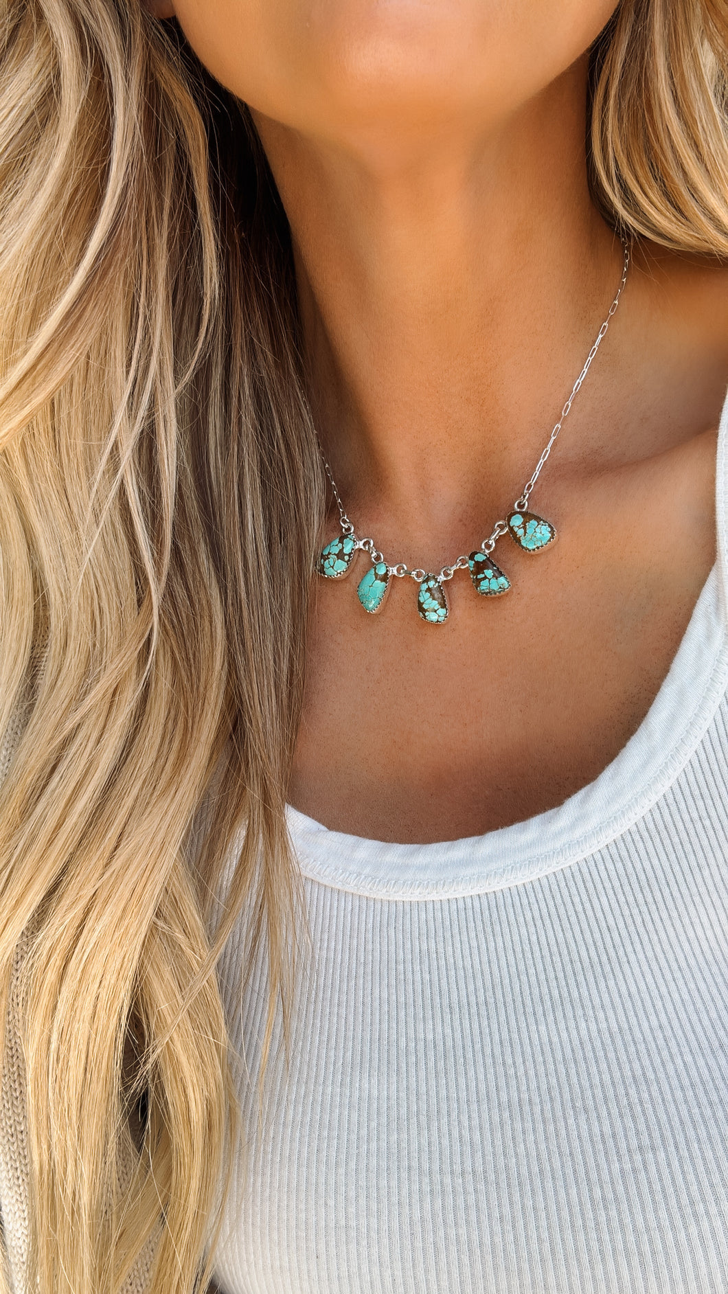 5 Stone Necklace - Turnback Pony ™ - 