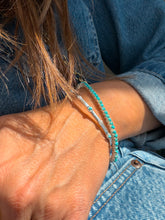 Load image into Gallery viewer, Turquoise Tennis Bracelet - Turnback Pony ™ - Bracelet
