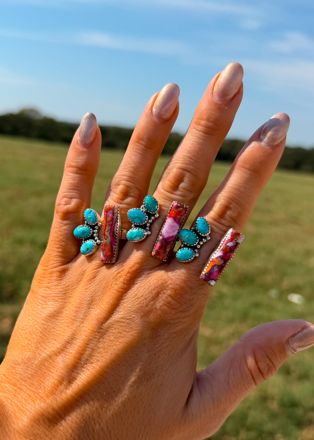 Galaxy Silver Adjustable Ring