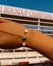 Load image into Gallery viewer, Dad’s 3 Stone Heart Bracelet
