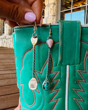 Load image into Gallery viewer, Dad’s 2 Stone Rattlesnake Earrings
