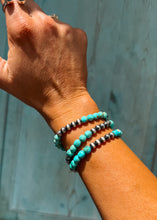 Load image into Gallery viewer, Malka Navajo Style Pearl Bracelet - Turnback Pony ™ - Bracelets
