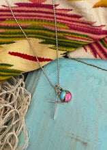 Load image into Gallery viewer, He Lives Necklace (Cotton Candy)
