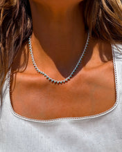 Load image into Gallery viewer, Rory Diamond Turquoise Necklace
