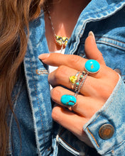 Load image into Gallery viewer, Dad's 3 Stone Bead Band Ring - Turnback Pony ™ - 
