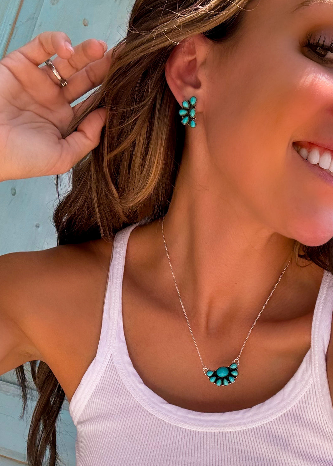 Crochet Set - Turnback Pony ™ - Necklace earring set