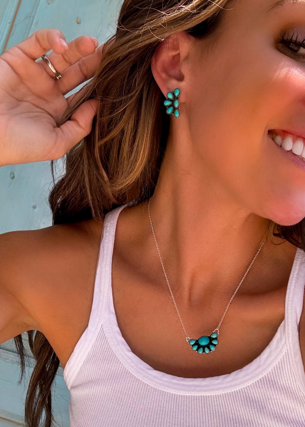 Crochet Set - Turnback Pony ™ - Necklace earring set