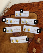 Load image into Gallery viewer, Ferguson Palomino Stud Earrings
