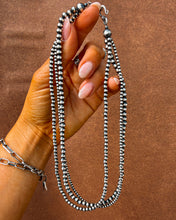 Load image into Gallery viewer, 3 Strand Navajo Style Pearl Necklace
