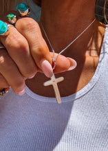 Load image into Gallery viewer, Twister Cross Necklace

