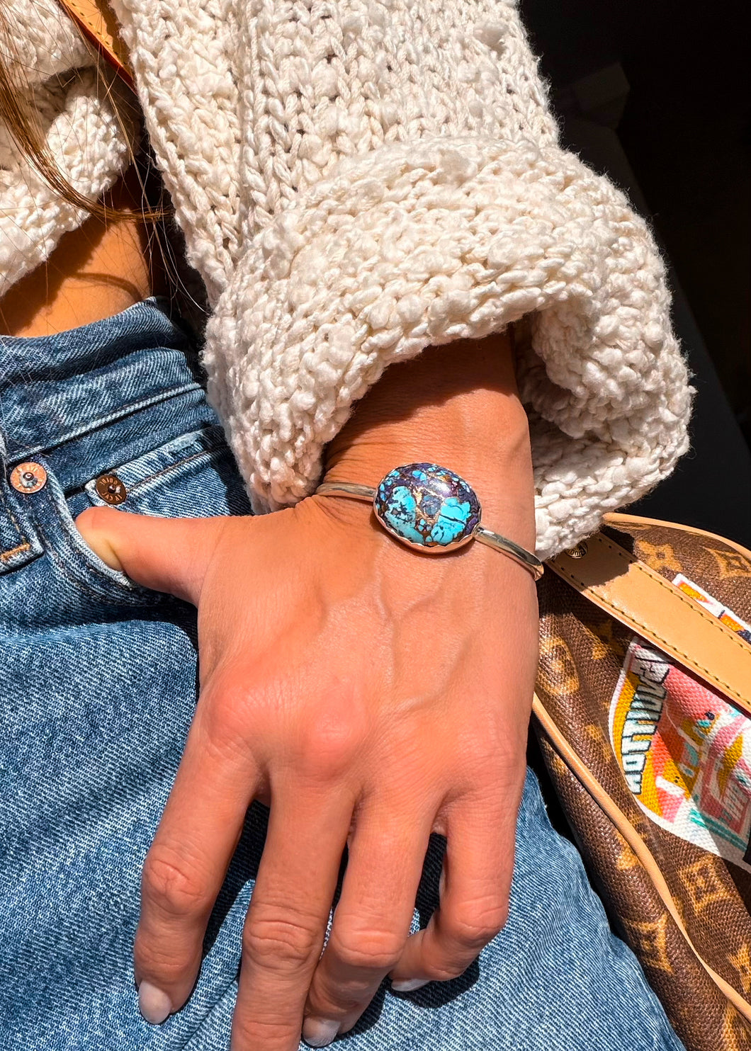 Dad’s Purple Mojave Starling Cuff