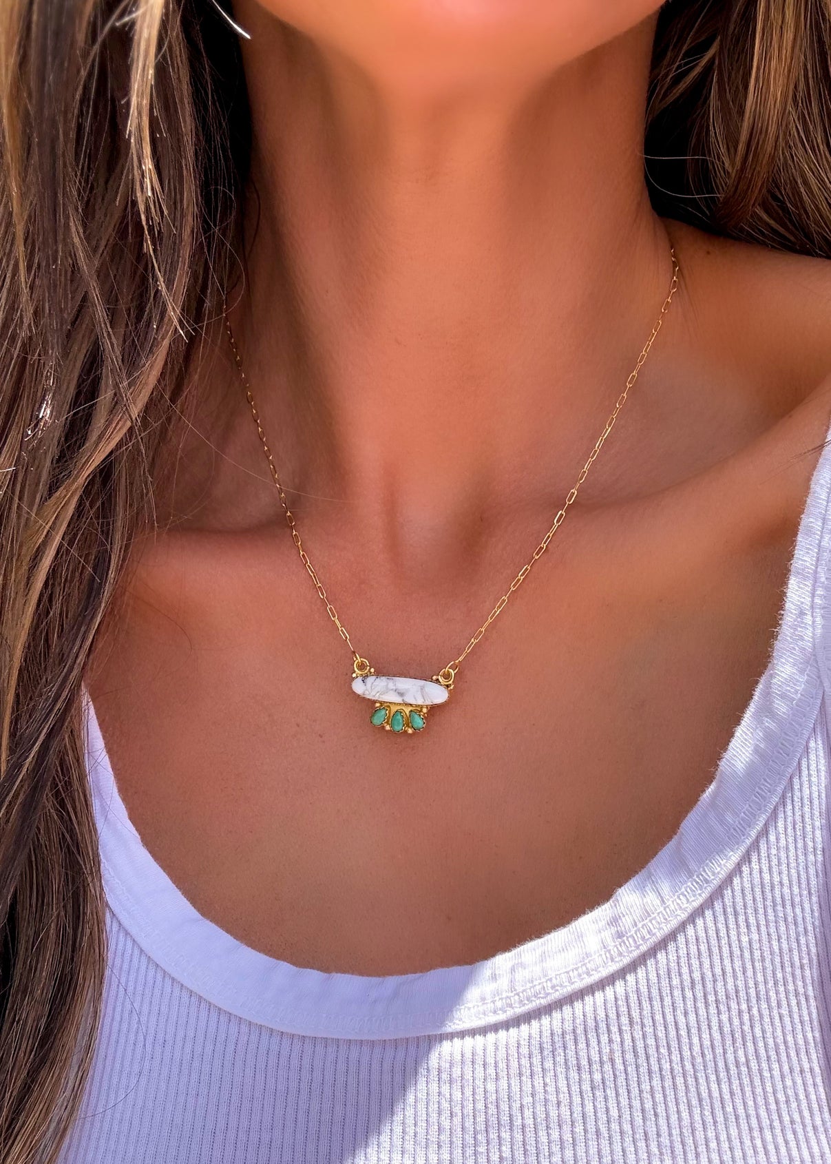 July Gold Necklace - Turnback Pony ™ - Necklace