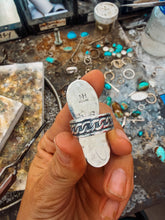 Load image into Gallery viewer, Dad's Della 2 Stone Adjustable Ring
