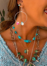 Load image into Gallery viewer, Dad’s 7 Stone Kingman Necklace
