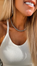 Load image into Gallery viewer, 16” 8mm Navajo Style Pearl Necklace - Turnback Pony ™ - 
