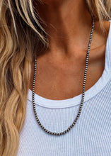 Load image into Gallery viewer, 4mm 22 inch Navajo Style Pearls
