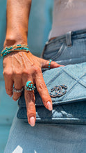 Load image into Gallery viewer, Houndstooth Adjustable Ring - Turnback Pony ™ - Ring
