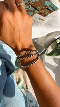 Load image into Gallery viewer, Gloria 3 Strand Mulit Navajo style Pearl Bracelet - Turnback Pony ™ - Bracelets
