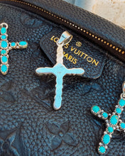 Load image into Gallery viewer, Vail Cross Necklace on Paperclip Chain
