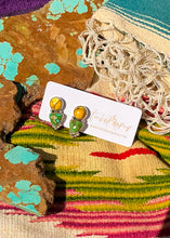 Load image into Gallery viewer, Sunrise Earrings (Pick Your Stone) - Turnback Pony ™ - Earrings

