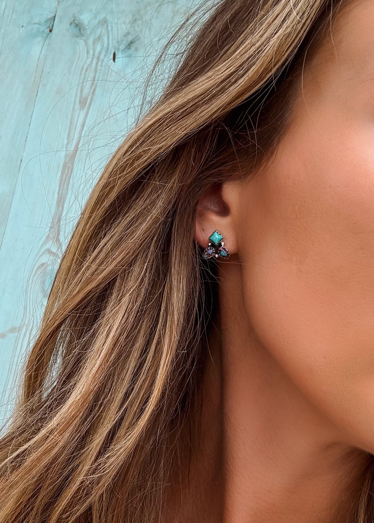 SALE Bass Studs - Turnback Pony ™ - Earring