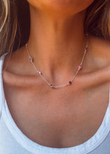 Load image into Gallery viewer, Pink Dahlia Large Pony Club Necklace
