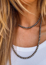 Load image into Gallery viewer, 6mm 36 inch Navajo Style Pearls
