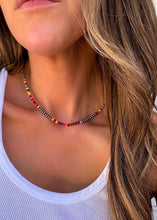 Load image into Gallery viewer, Unicorn Rondelle 3mm 14 inch Navajo Style Pearls - Turnback Pony ™ - Necklace
