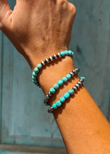 Load image into Gallery viewer, Malka Navajo Style Pearl Bracelet - Turnback Pony ™ - Bracelets
