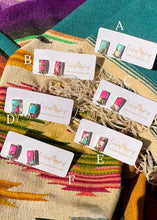 Load image into Gallery viewer, Sante Fe Studs - Turnback Pony ™ - Earrings
