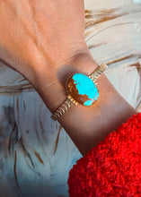 Load image into Gallery viewer, Moon Sage Gold Cuff
