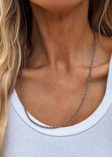 Load image into Gallery viewer, 3mm Navajo Style Pearls - Turnback Pony ™ - Necklace
