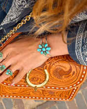 Load image into Gallery viewer, Tejas Flower Cuff - Turnback Pony ™ - 
