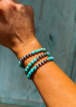 Load image into Gallery viewer, Malka Navajo Style Pearl Bracelet - Turnback Pony ™ - Bracelets
