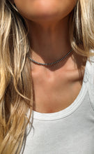 Load image into Gallery viewer, 4mm Navajo Style Pearl Necklace - Turnback Pony ™ - Necklace
