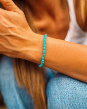 Load image into Gallery viewer, 4-5mm Turquoise Nugget Bracelet
