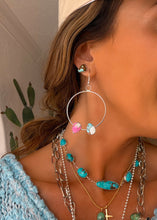 Load image into Gallery viewer, Paisley Hoop Earrings
