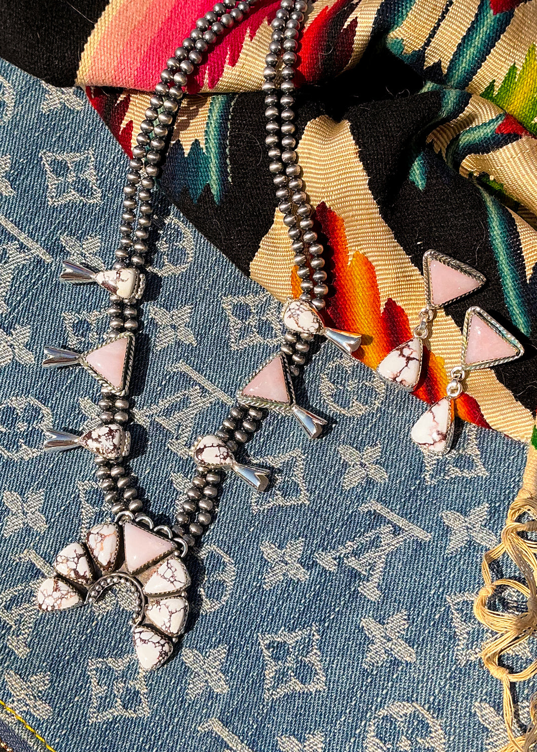 Velvet Squash Set - Turnback Pony ™ - Necklace earring set